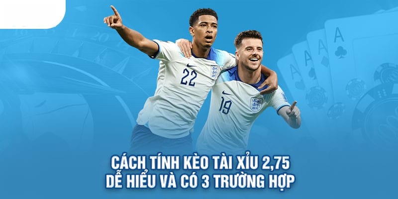 Cách tính Kèo tài xỉu 2 3/4 dễ hiểu và có 3 trường hợp